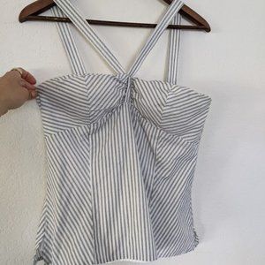 White House Black Market Structured Tank Halter